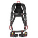FallTech 8142QC FT-Iron 3D Standard Non-belted Full Body Harness, Quick Connect Buckle Leg Adjustment