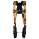 FallTech 7080BFD Advanced ComforTech Gel 2D Climbing Non-belted Full Body Harness, Tongue Buckle Leg Adjustment
