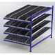 UNEX FC99SKW60964-A Flow Cell Presentation Gravity Rack Add-On, 60"W x 96"D x 72"H