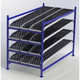 UNEX FC99SKW48964-S Flow Cell Presentation Gravity Rack Starter, 48"W x 96"D x 72"H