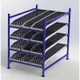 UNEX FC99SKW48724-S Flow Cell Presentation Gravity Rack Starter, 48"W x 72"D x 72"H