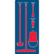 AccuformNMC PSB111BURD Wet Zone Store-Boards Shadow Boards Accu-Shield Blue Red Board Only