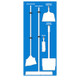 AccuformNMC PSB114BUWT Clean & Sweep Store-Boards Shadow Boards Accu-Shield Blue White Board Only