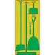 AccuformNMC PSB610YLGN Dry Zone Store-Boards Shadow Boards Max-Duty Aluminum Yellow Green Board Only