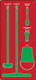 AccuformNMC PSB711RDGN Wet Zone Store-Boards Shadow Boards Ultra Aluma-Lite Red Green Board Only