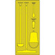 AccuformNMC PSB711YLYL Wet Zone Store-Boards Shadow Boards Ultra Aluma-Lite Yellow Yellow Board Only