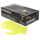 MCR Safety 60035Y 3.5 mil NitriShield Gloves Powder Free Disposable Nitrile Industrial Food Service Grade Textured Finish 9.5 Inches Yellow
