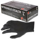 MCR Safety 6061 NitriShield Stealth, Black Nitrile, 4 mil, 9.5 inch, Powder Free Gloves