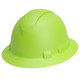 Pyramex Safety HP54124 Ridgeline Hard Hat - Matte Lime Graphite Full Brim 4 Pt Ratchet Suspension