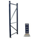 Interlake Mecalux I2314G09648N000 Pallet Rack Teardrop Upright Frame 48"D x 96"H