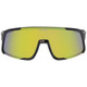 MCR Safety HK41GZP Hulk HK4 Black Frame, Gold Mirror Lens Safety Glasses