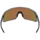 MCR Safety HK428CBZP Hulk HK4 Crystal Gray Frame, Cayman Blue Mirror Lens Safety Glasses