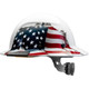 Lift Safety HDF-24AF DAX American Flag Full Brim Hard Hat