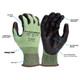 Pyramex Safety GL407C 18G Polyurethane Coated ANSI A4 Cut Resistant Glove