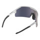 HexArmor 13-11005-15 Shockwave Black and White Blue Mirror Lens Anti-Fog Lifestyle Safety Glasses