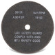 CGW 35504 3" x 1/8" x 1/4" Type 1 24-Grit Aluminum Oxide Cutting Wheel