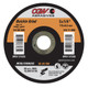 CGW 35624 4-1/2" X 1/4" X 7/8" ZA24-T Type 27 24-Grit Zirconia Grinding Wheel