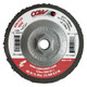 CGW 49608 4-1/2" X 7/8" Type 27 24-Grit Black Silicon Carbide Rigid Coarse Semi-Flex Disc