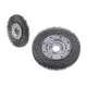 CGW 60150 4" x 5/8"-11 Arbor .014" Wire 5/6" Trim Carbon Steel Crimped Wire Wheel
