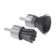 CGW 60576 3/4" X 1/4" Shank .020" Wire 1-1/8" Trim Carbon Steel Knot Fast Cut Wire End Brush