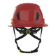 HexArmor 16-30008M Ceros XT400 Type II Full Brim Safety Helmet with MIPS, Red
