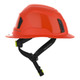 HexArmor 16-31005M Ceros XT400E Type II Full Brim Safety Helmet, Class E, Orange with MIPS
