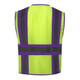 GSS Safety 1527 Class 2 Safety Vest w/Colored Trim - Purple