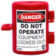 Zing 7105 Small Plug Lockout Device, Recycled Plastic