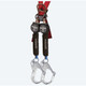 FallTech 72706TB5 6' DuraTech® Mini Class 1 Personal SRL-P with Aluminum Rebar Hooks, Includes Steel Dorsal Connecting Carabiner