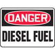 Accuform NMC MCHL224XL OSHA Danger Safety Sign: Diesel Fuel 7"X10" Aluma-Lite Sign