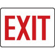 Accuform NMC MEXT906VS Safety Sign: Exit 10"X14" Adhesive Vinyl Sign