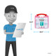 Aero Healthcare AK50EWN SUREFILL Emergency Eyewash Station 50 Series