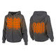 Radians RHG-H301HG Heated Women's Hoodie - Heather Gray