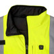 Radians RHG-SV12G Class 2 Reversible Heated Vest - Hi-Vis Green