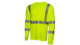 Pyramex Safety RLP110NS Long Sleeve Shirt Class 3 Hi-Vis Lime