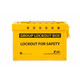 Zing Green 6061Y RecycLockout Group Lockout Box (Yellow)