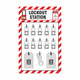 Zing Green 7801 Lockout Shadow Board, 15" Wide