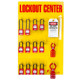 Zing Green 7115 RecycLockout Lockout Station, 12 Padlock, Stocked