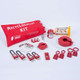 Zing Green 7134 RecycLockout Lockout Bag Kit, 35 Components