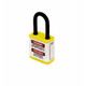 Zing Green 700KD-YELLOW Lockout Safety Padlock, 700 Series, 1.5" Shackle, Keyed Different, Yellow