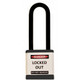 Zing Green 710KA-BLACK Lockout Safety Padlock, 700 Series, 3" Shackle, Keyed Alike, Black