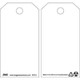Zing Green 7012 Eco Safety Tag, Blank - White, 5.75Hx3W, 10 Pack