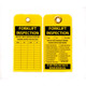 Zing Green 7501 Lockout Tag, Forklift Inspection, 10/pk