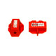 Zing Green 7628 Plug Lockout, Red, Small, 4-Hole