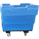 DPI 7016RC Plastic Commercial Utility Cart 21 Cubic Feet Capacity
