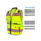 Global Glove FrogWearÂ® HV Ultra-Rugged High-Visibility Premium Surveyors Class 2 Safety Vest - GLO-096