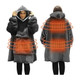 MOSZAR LLC - USB Wearable Heated Blanket Hoodie, Sherpa Flannel - Gray