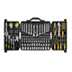 VEVOR - 207-Piece Mechanics Tool Set, 1/4" 3/8" 1/2" Drive Sockets, SAE and Metric Mechanic Tool Kit with Bits, Ratchet Handle - Black
