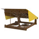 Vestil RR-76-20 Mechanical Dock Leveler 86"W x 62"L x 24"D Pit Dimensions 20000 Lb. Capacity Brown/Yellow