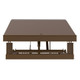 Vestil RR-78-35 Mechanical Dock Leveler 86"W x 86"L x 24"D Pit Dimensions 35000 Lb. Capacity Brown/Yellow